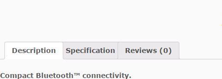 WooCommerce Product tabs