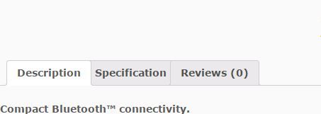 WooCommerce Product tabs